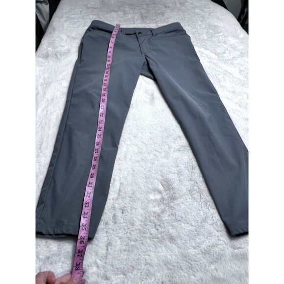 Lululemon grey on the fly Luxtreme pants mens size 33 - Picture 6 of 7
